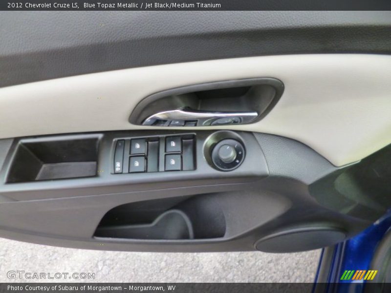 Blue Topaz Metallic / Jet Black/Medium Titanium 2012 Chevrolet Cruze LS