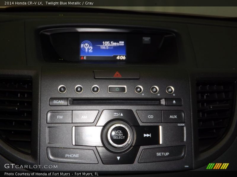 Twilight Blue Metallic / Gray 2014 Honda CR-V LX