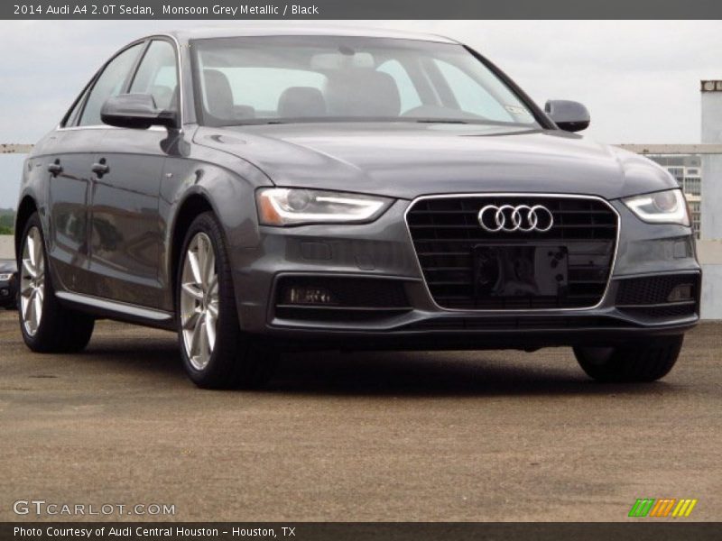 Monsoon Grey Metallic / Black 2014 Audi A4 2.0T Sedan