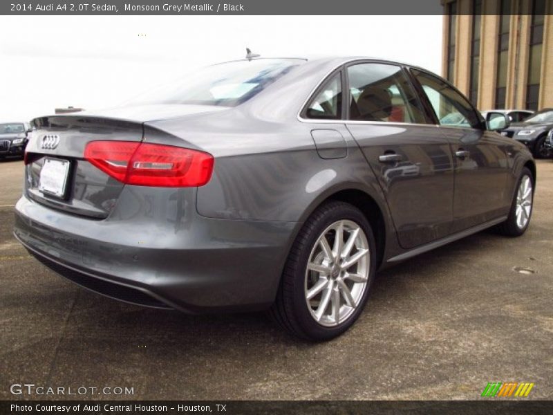 Monsoon Grey Metallic / Black 2014 Audi A4 2.0T Sedan