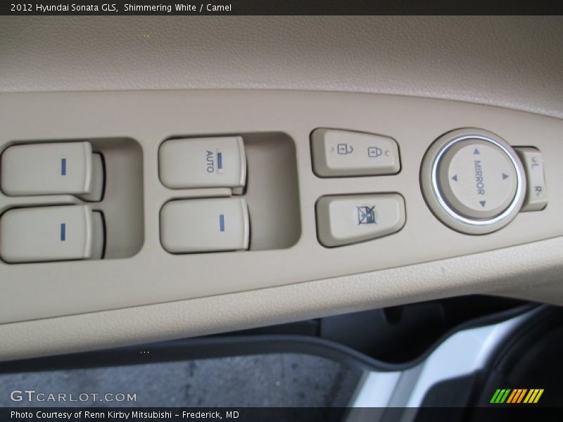 Shimmering White / Camel 2012 Hyundai Sonata GLS