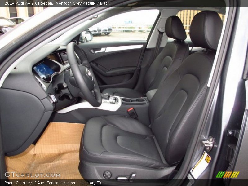 Monsoon Grey Metallic / Black 2014 Audi A4 2.0T Sedan