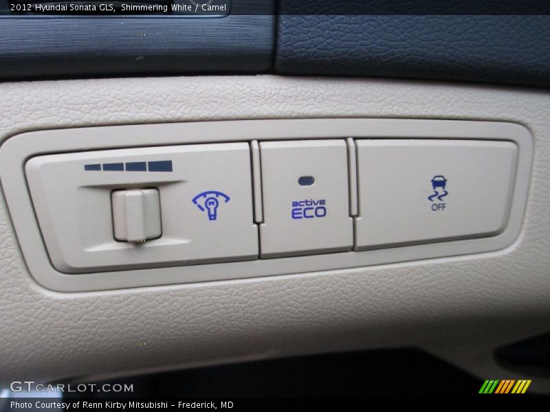 Shimmering White / Camel 2012 Hyundai Sonata GLS