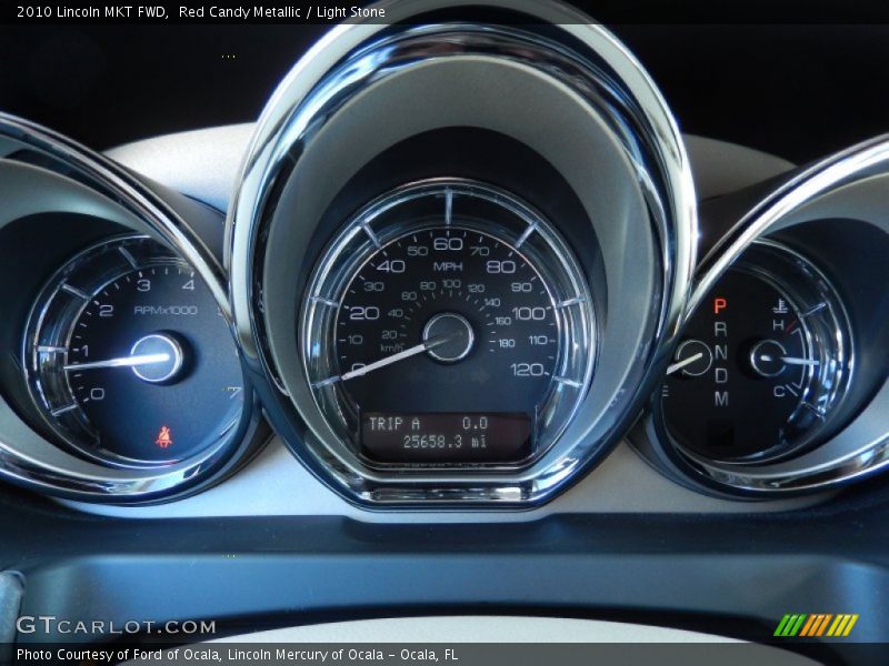 Red Candy Metallic / Light Stone 2010 Lincoln MKT FWD
