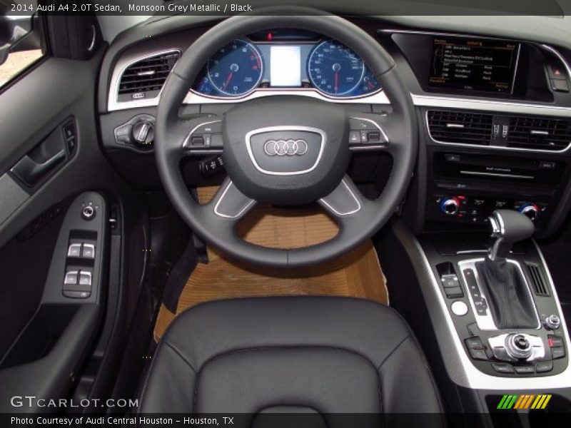Monsoon Grey Metallic / Black 2014 Audi A4 2.0T Sedan