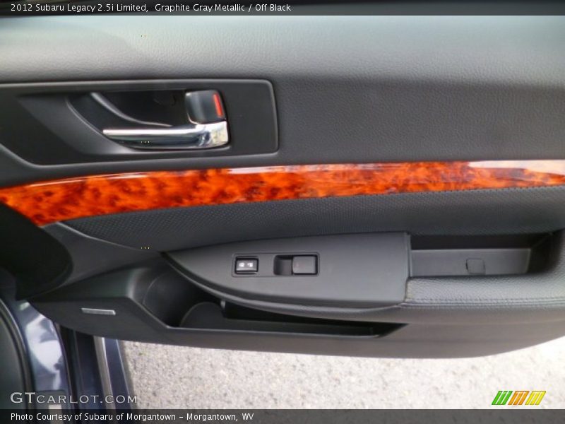 Graphite Gray Metallic / Off Black 2012 Subaru Legacy 2.5i Limited