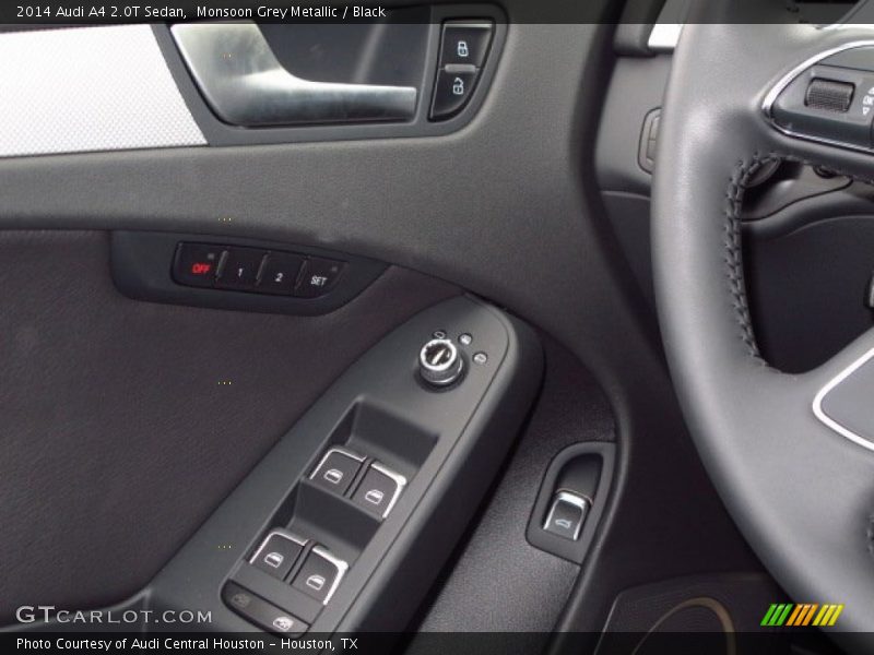 Monsoon Grey Metallic / Black 2014 Audi A4 2.0T Sedan