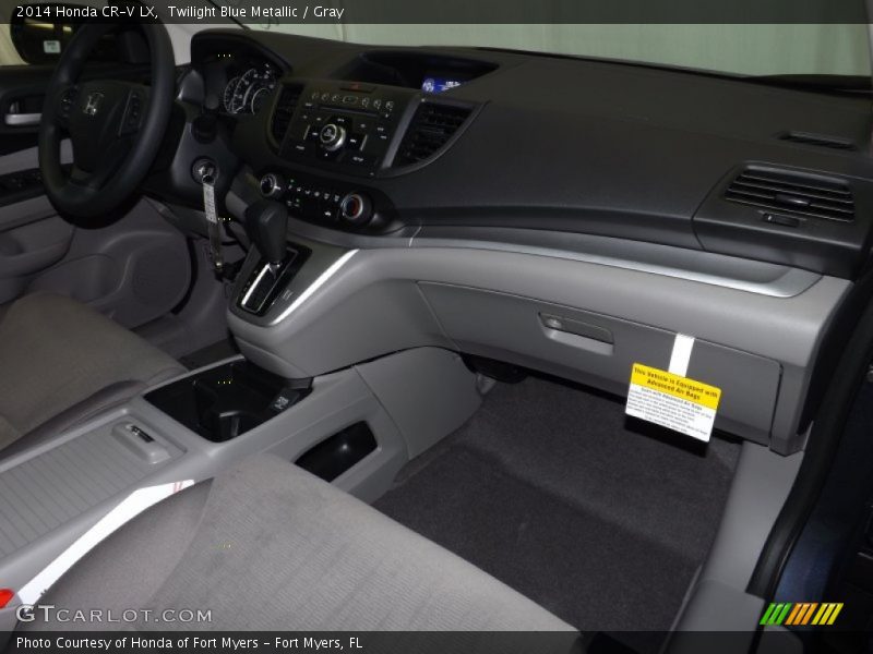 Twilight Blue Metallic / Gray 2014 Honda CR-V LX