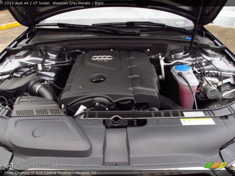 Monsoon Grey Metallic / Black 2014 Audi A4 2.0T Sedan