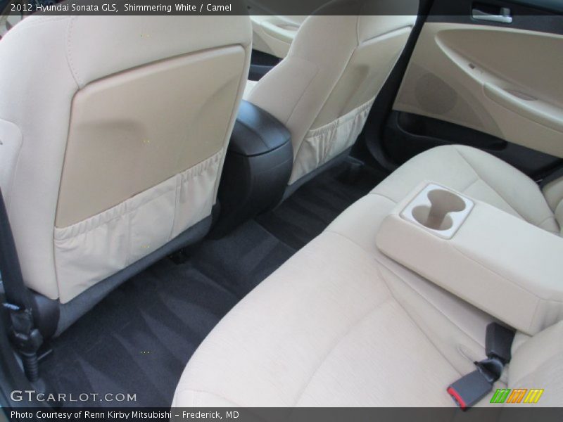 Shimmering White / Camel 2012 Hyundai Sonata GLS