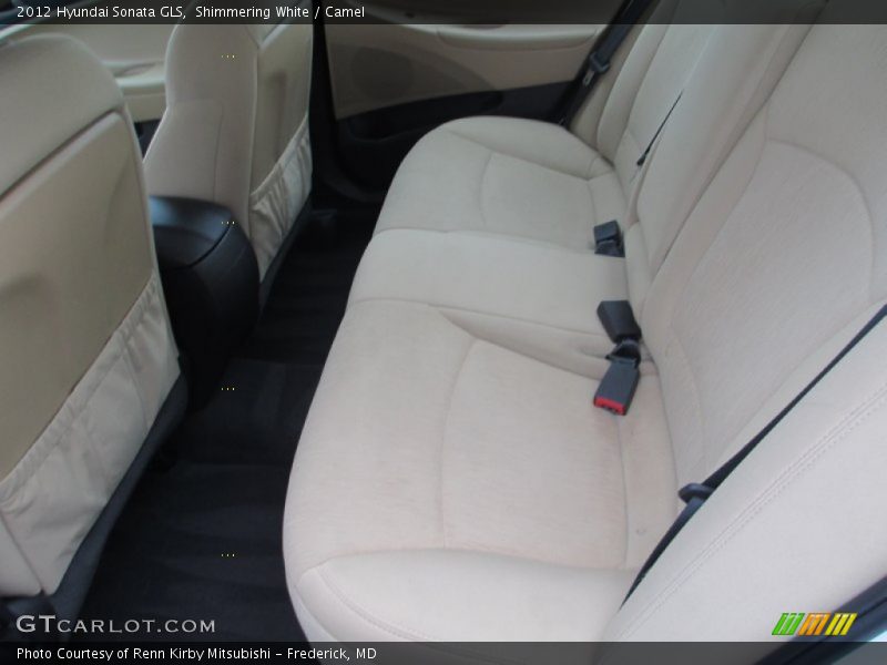 Shimmering White / Camel 2012 Hyundai Sonata GLS