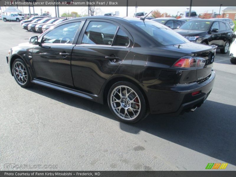 Phantom Black Pearl / Black 2014 Mitsubishi Lancer Evolution MR