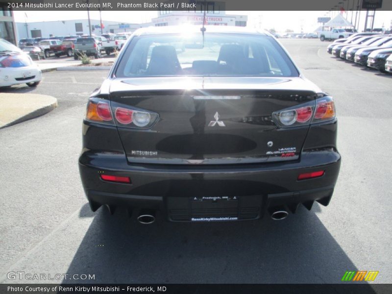 Phantom Black Pearl / Black 2014 Mitsubishi Lancer Evolution MR