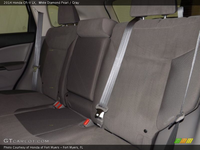 White Diamond Pearl / Gray 2014 Honda CR-V LX