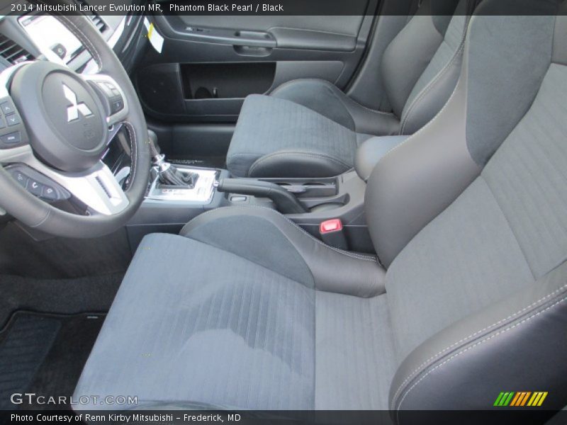 Phantom Black Pearl / Black 2014 Mitsubishi Lancer Evolution MR