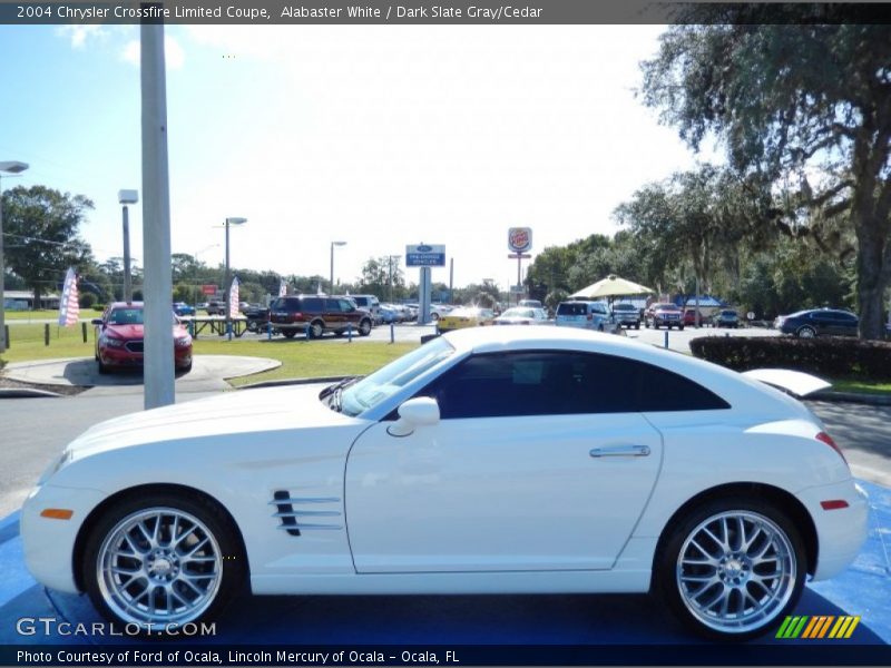 Alabaster White / Dark Slate Gray/Cedar 2004 Chrysler Crossfire Limited Coupe