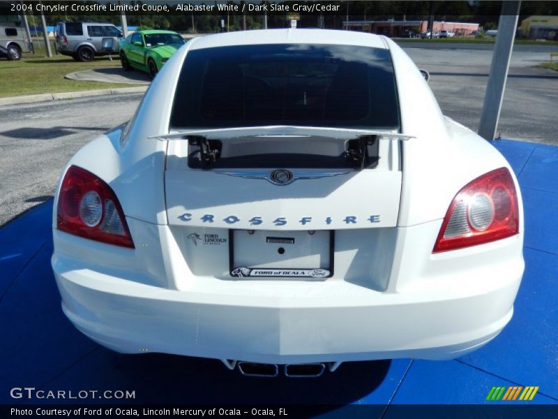 Alabaster White / Dark Slate Gray/Cedar 2004 Chrysler Crossfire Limited Coupe