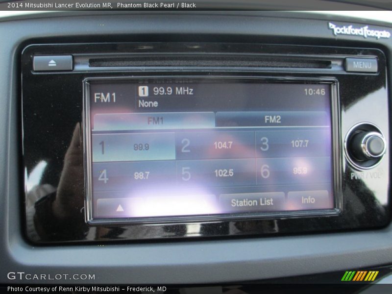 Phantom Black Pearl / Black 2014 Mitsubishi Lancer Evolution MR