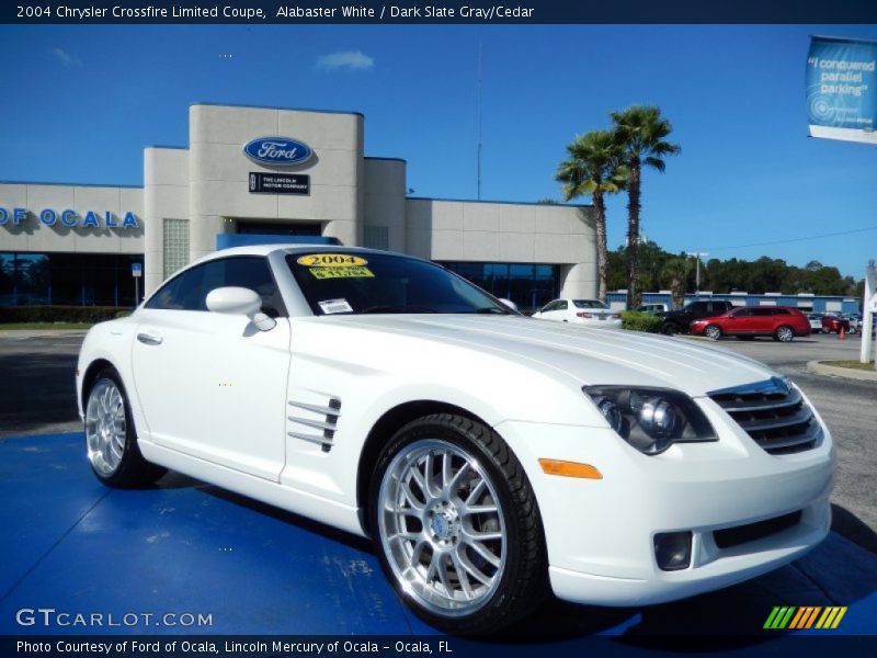 Alabaster White / Dark Slate Gray/Cedar 2004 Chrysler Crossfire Limited Coupe