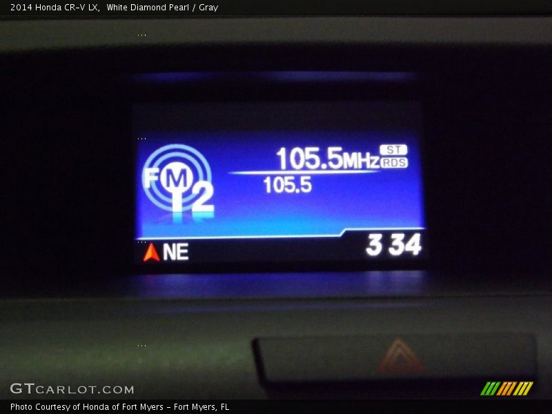 White Diamond Pearl / Gray 2014 Honda CR-V LX