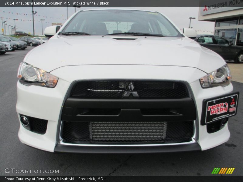 Wicked White / Black 2014 Mitsubishi Lancer Evolution MR