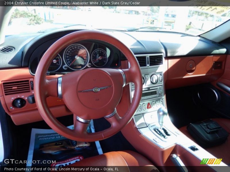 Alabaster White / Dark Slate Gray/Cedar 2004 Chrysler Crossfire Limited Coupe