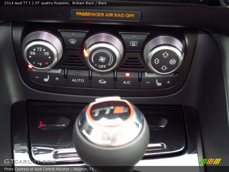 Controls of 2014 TT S 2.0T quattro Roadster