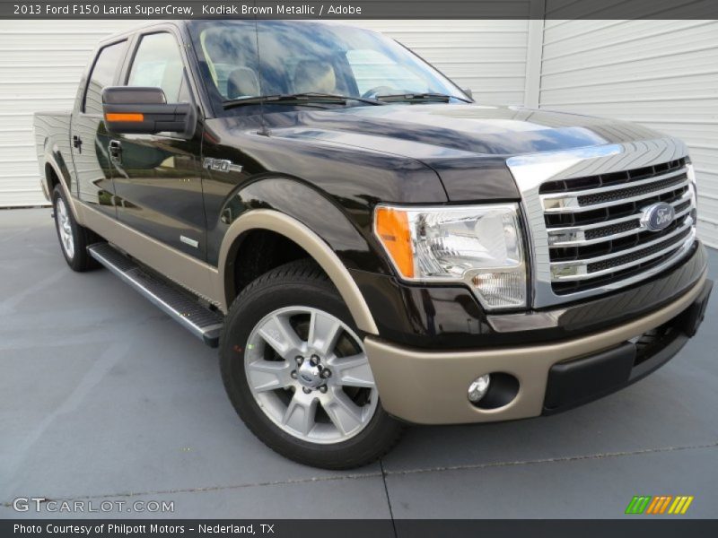 Kodiak Brown Metallic / Adobe 2013 Ford F150 Lariat SuperCrew
