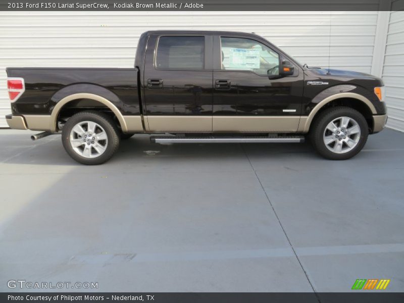 Kodiak Brown Metallic / Adobe 2013 Ford F150 Lariat SuperCrew