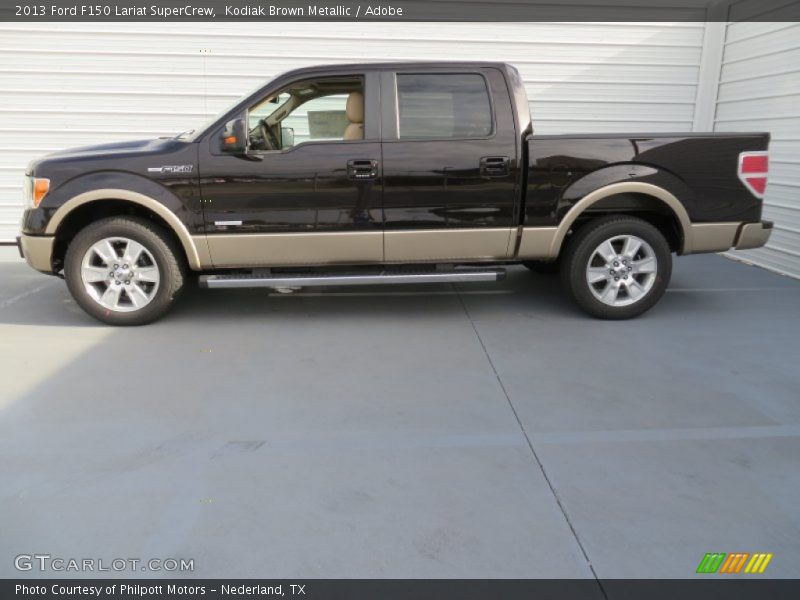 Kodiak Brown Metallic / Adobe 2013 Ford F150 Lariat SuperCrew