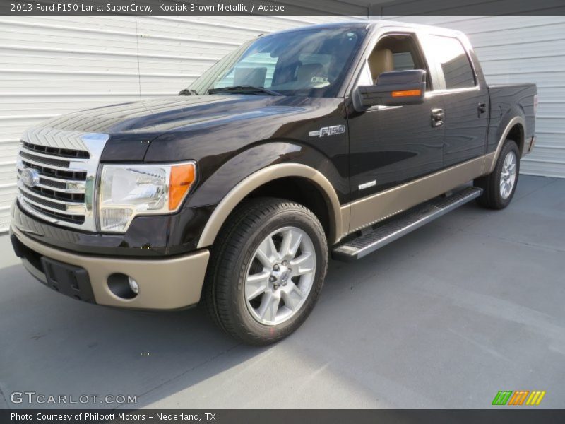 Kodiak Brown Metallic / Adobe 2013 Ford F150 Lariat SuperCrew