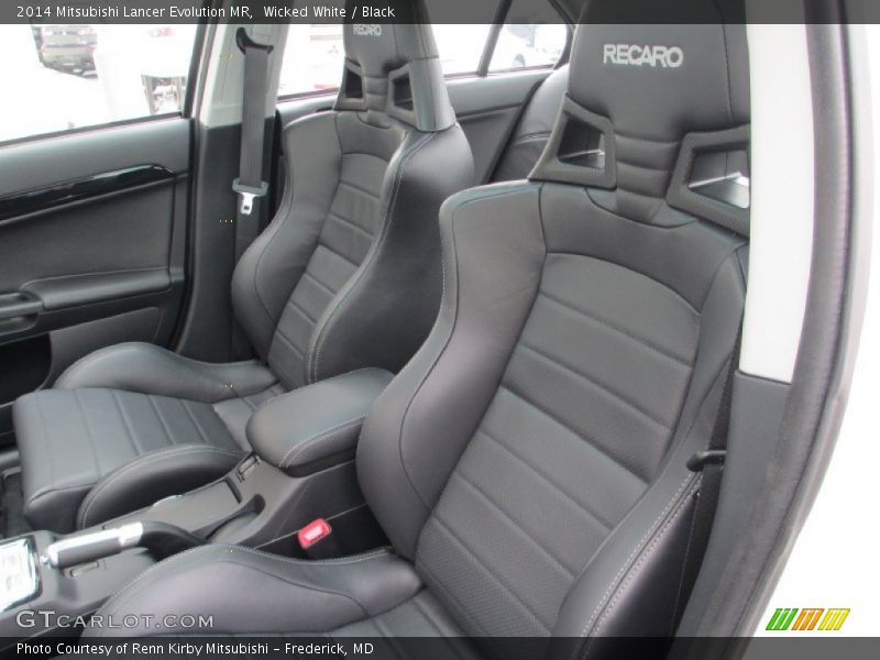 Front Seat of 2014 Lancer Evolution MR