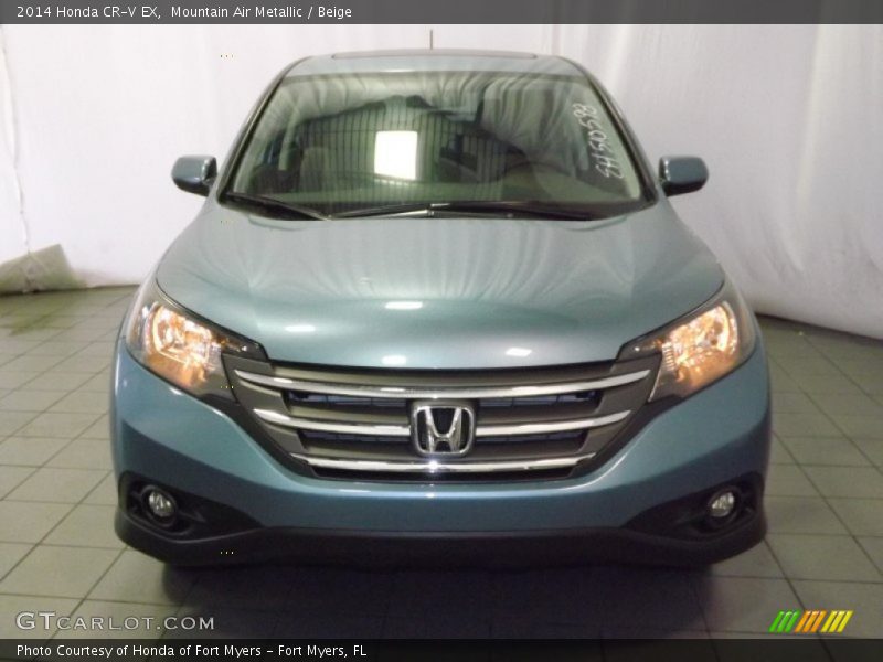 Mountain Air Metallic / Beige 2014 Honda CR-V EX