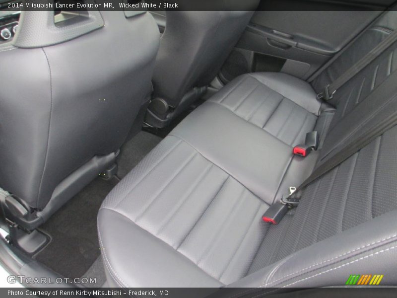 Rear Seat of 2014 Lancer Evolution MR