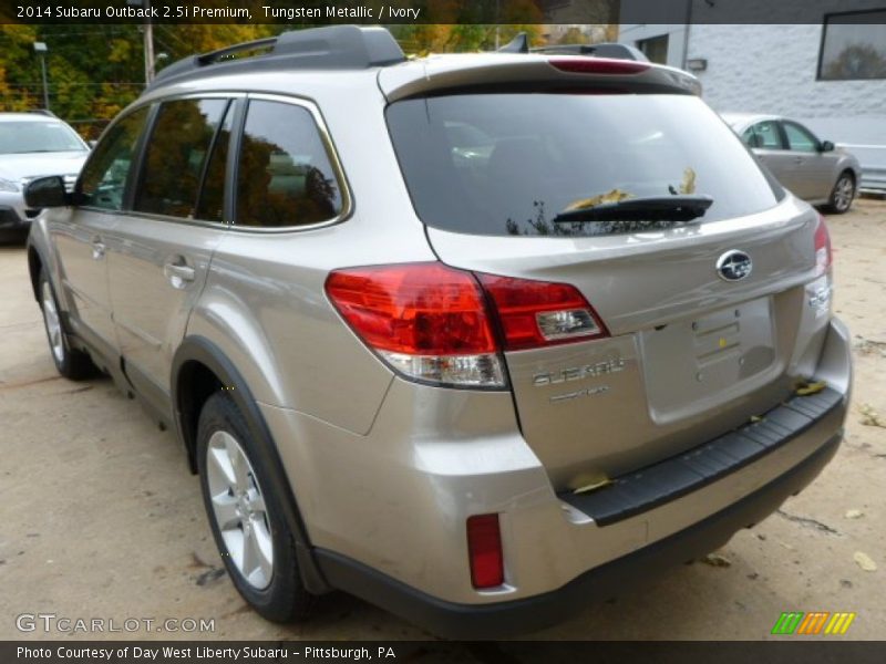 Tungsten Metallic / Ivory 2014 Subaru Outback 2.5i Premium