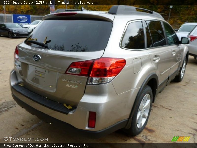 Tungsten Metallic / Ivory 2014 Subaru Outback 2.5i Premium