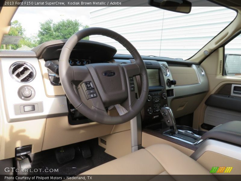 Kodiak Brown Metallic / Adobe 2013 Ford F150 Lariat SuperCrew