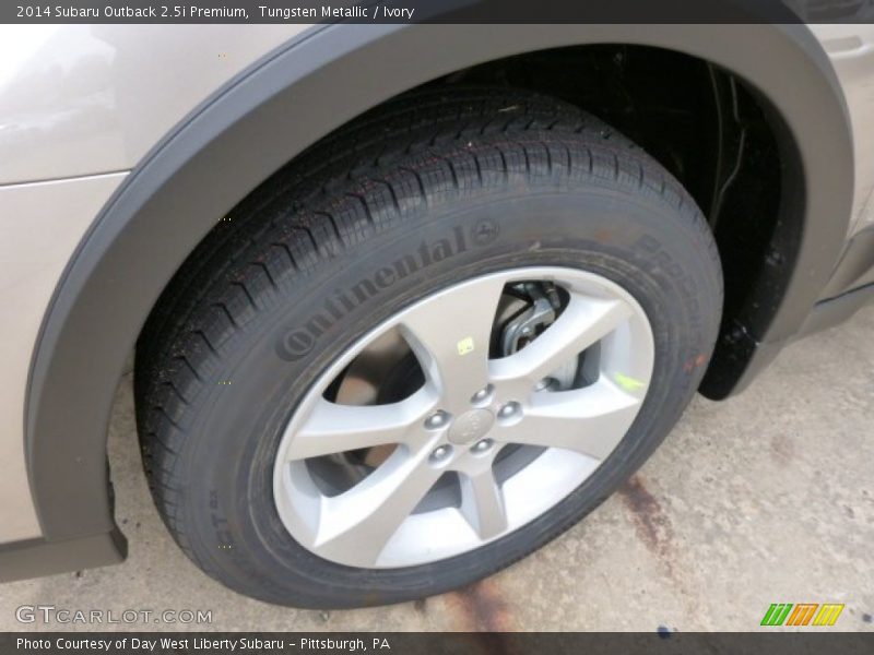 Tungsten Metallic / Ivory 2014 Subaru Outback 2.5i Premium