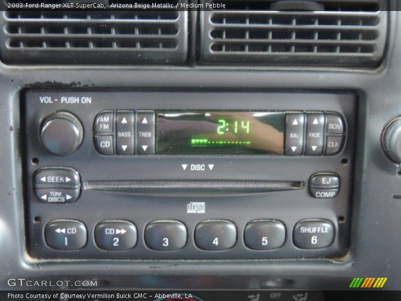 Audio System of 2003 Ranger XLT SuperCab