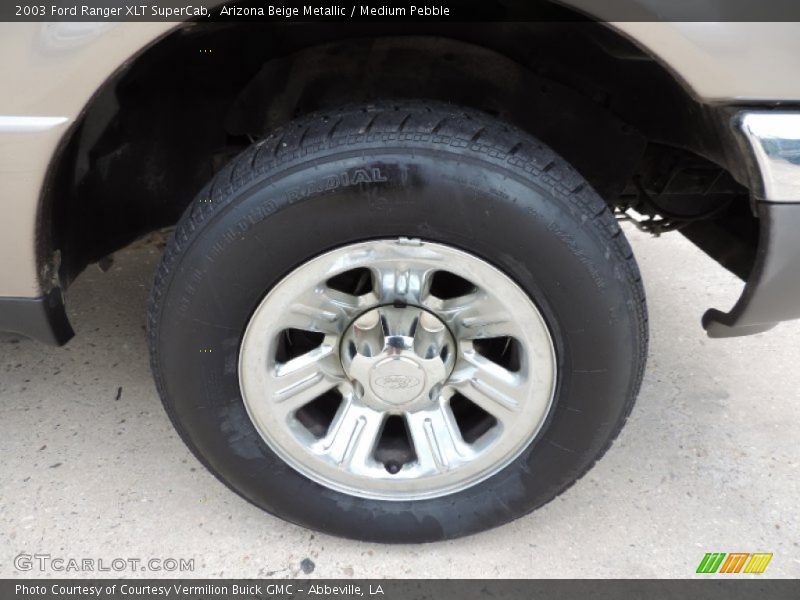 Arizona Beige Metallic / Medium Pebble 2003 Ford Ranger XLT SuperCab