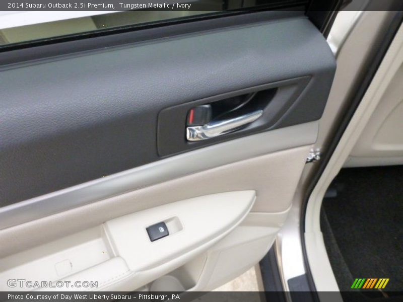 Tungsten Metallic / Ivory 2014 Subaru Outback 2.5i Premium