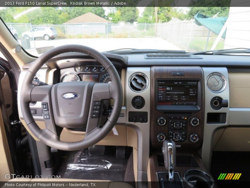 Kodiak Brown Metallic / Adobe 2013 Ford F150 Lariat SuperCrew