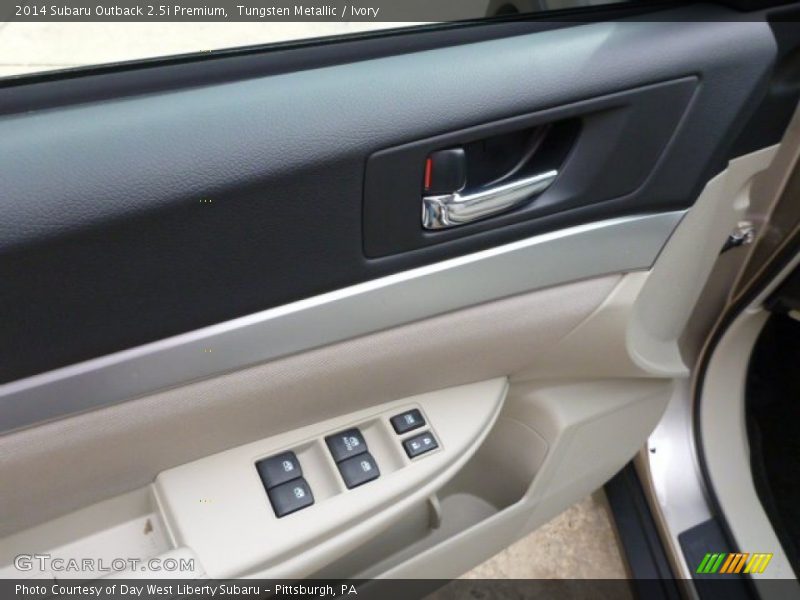 Tungsten Metallic / Ivory 2014 Subaru Outback 2.5i Premium