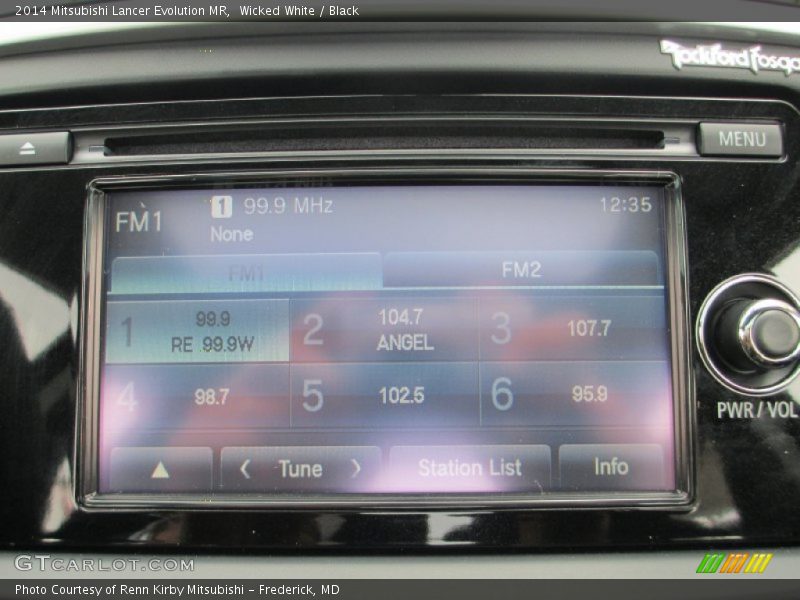 Wicked White / Black 2014 Mitsubishi Lancer Evolution MR
