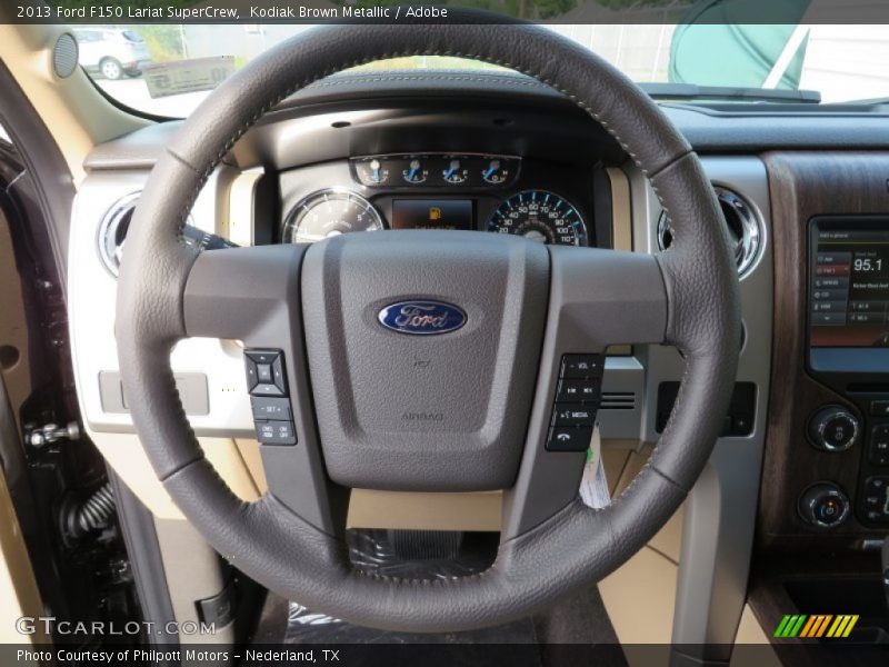 Kodiak Brown Metallic / Adobe 2013 Ford F150 Lariat SuperCrew
