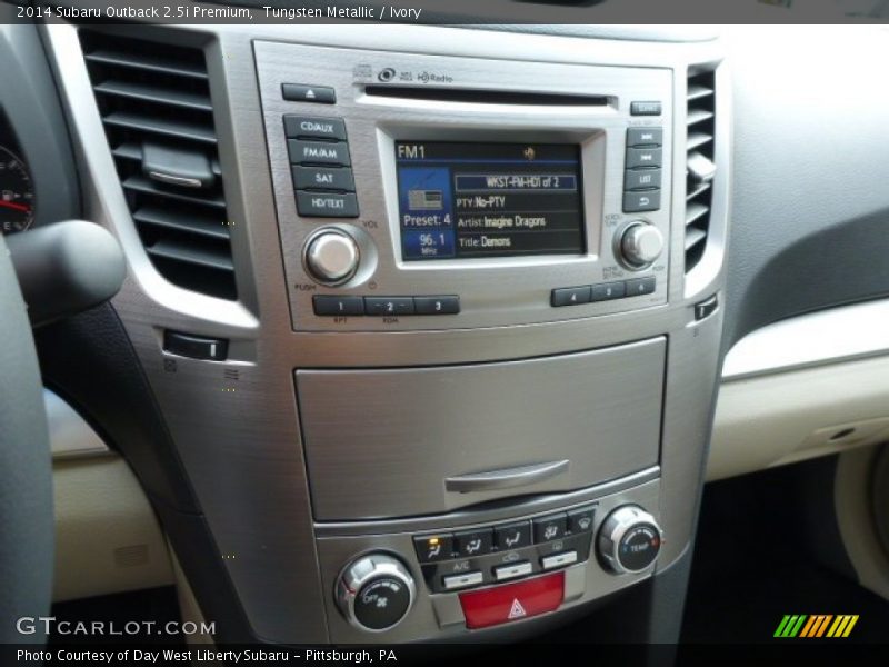 Tungsten Metallic / Ivory 2014 Subaru Outback 2.5i Premium