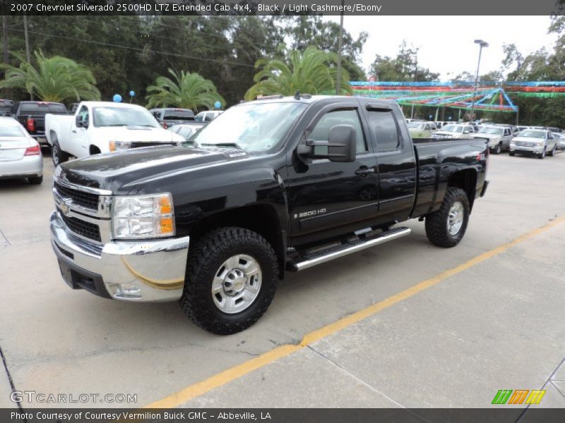 Black / Light Cashmere/Ebony 2007 Chevrolet Silverado 2500HD LTZ Extended Cab 4x4