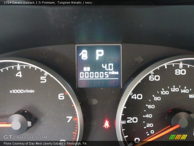 Tungsten Metallic / Ivory 2014 Subaru Outback 2.5i Premium