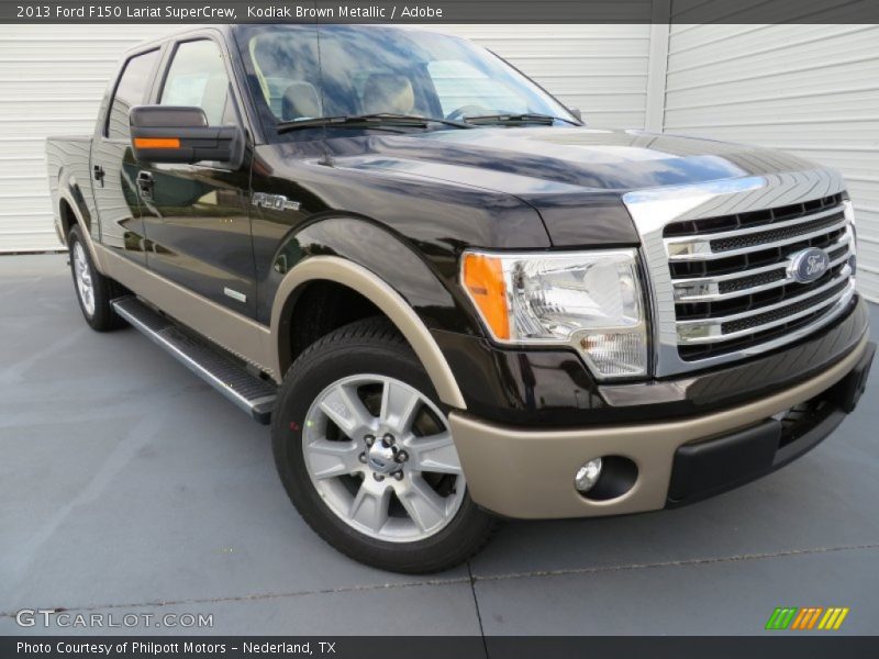 Kodiak Brown Metallic / Adobe 2013 Ford F150 Lariat SuperCrew