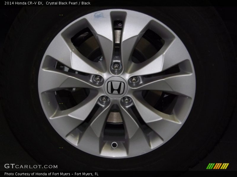 Crystal Black Pearl / Black 2014 Honda CR-V EX